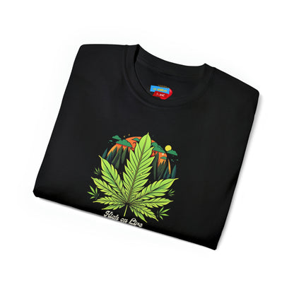 Pot Leaf High On Life Collection Ultra Cotton Tee