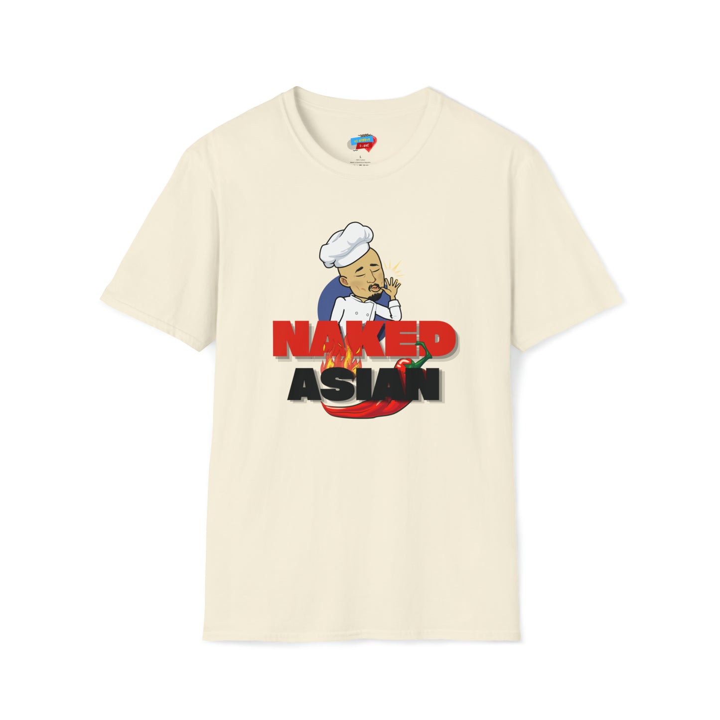 Naked Asian Chef Unisex Softstyle T-Shirt