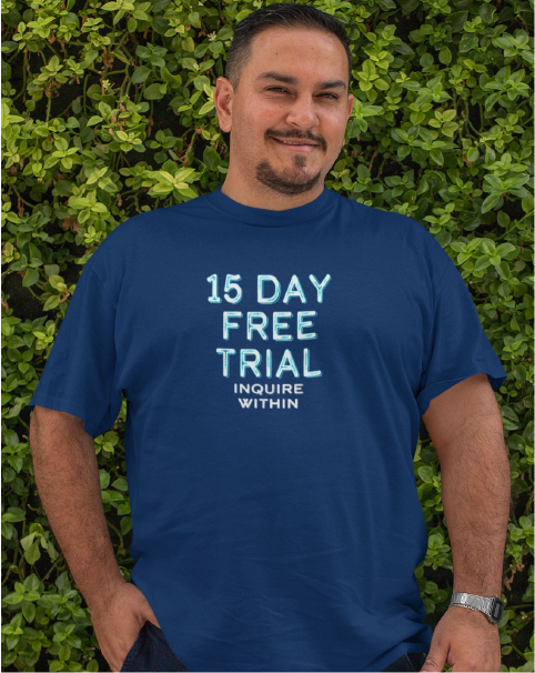 15 Day FREE Trial Men's Tee