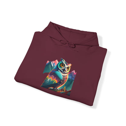 Colorful Owl Collection Unisex Heavy Blend™ Hooded Sweatshirt