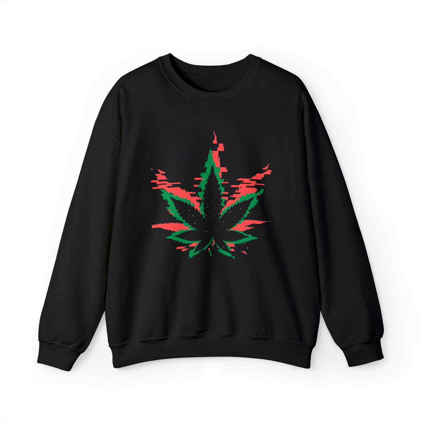 Weed Leaf Design by Kaylianna Woods Unisex Heavy Blend™ Crewneck Sweatshirt