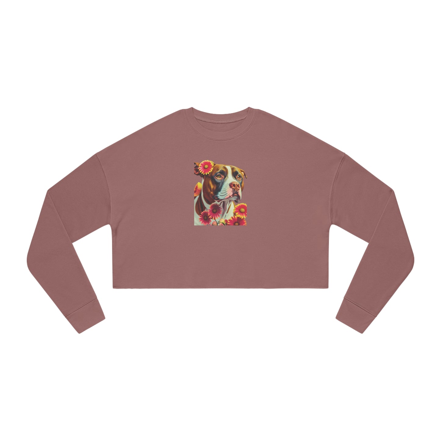 Flower Pitty Collection Women's Cropped Sweatshirt