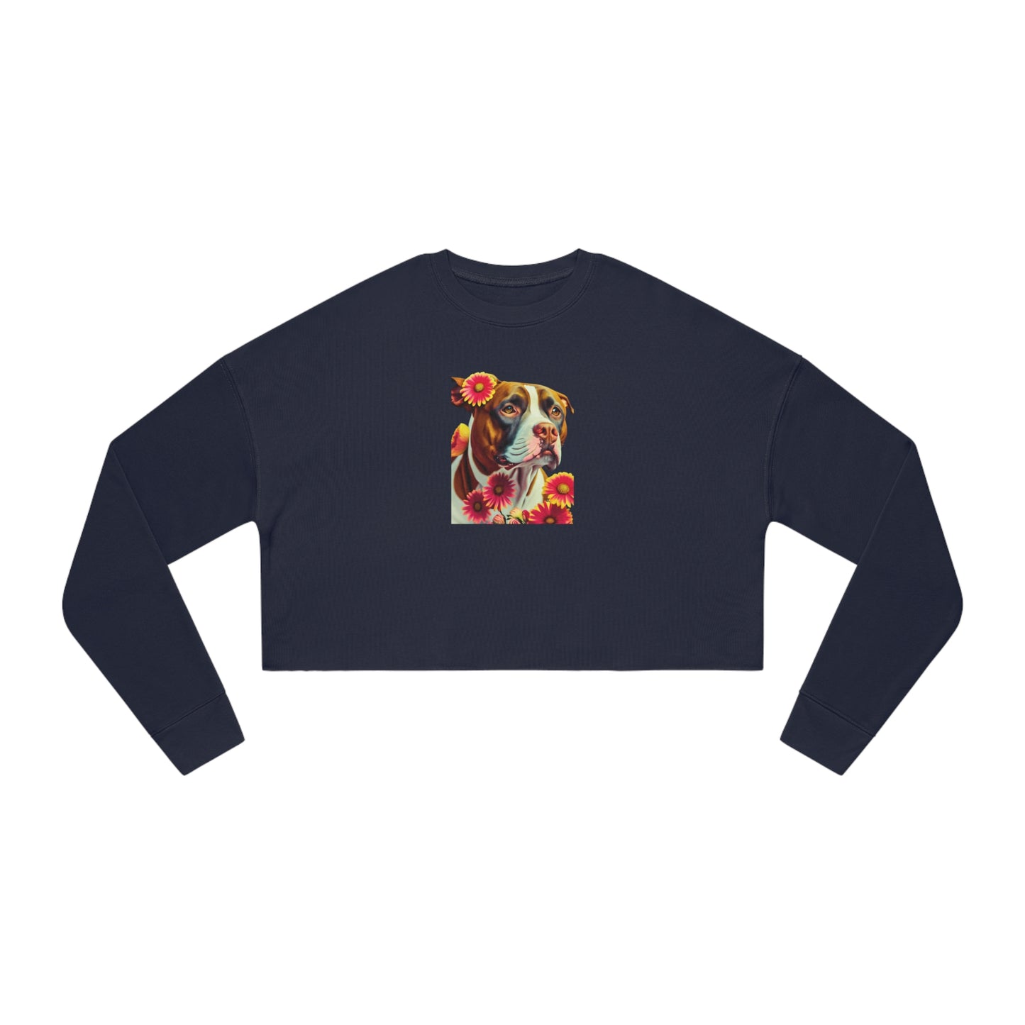 Flower Pitty Collection Women's Cropped Sweatshirt