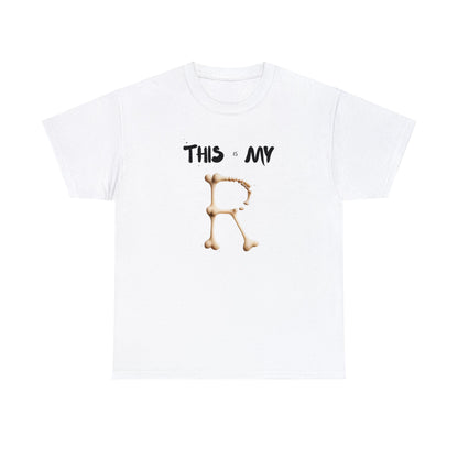 This is my 'R' Cotton Tee  White