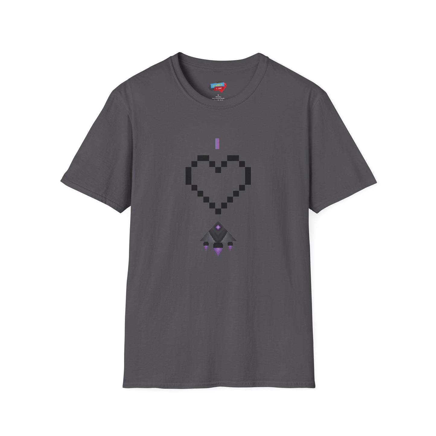 "I Love Spaceships" Pixel Art T-Shirt Collection