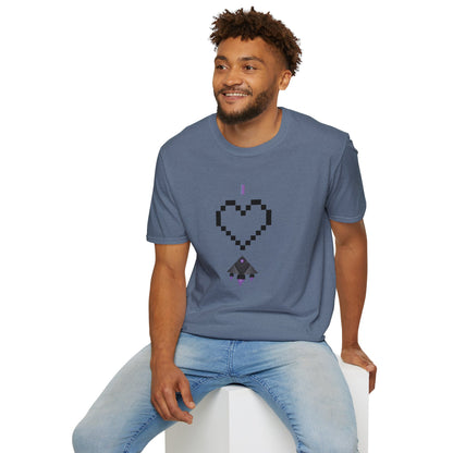 "I Love Spaceships" Pixel Art T-Shirt Collection