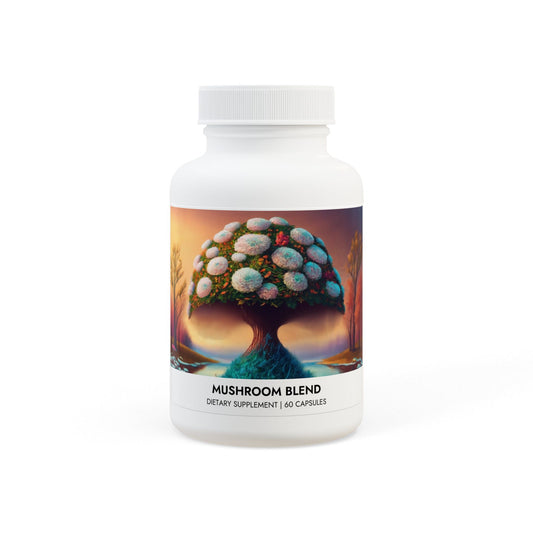 The Best Mushroom Blend Supplement (60 Capsules)