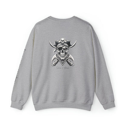 Silver & Black Skull Collection Unisex Heavy Blend™ Crewneck Sweatshirt