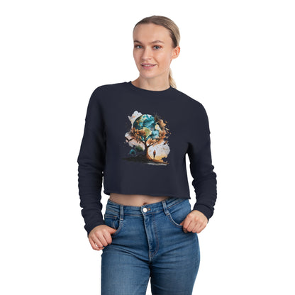 Tree of Life Collection Women's Cropped Sweatshirt