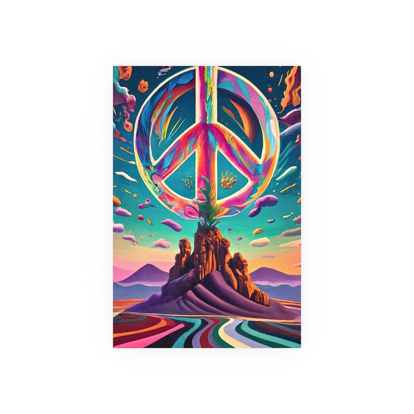 A Peaceful World Satin and Archival Matte Poster