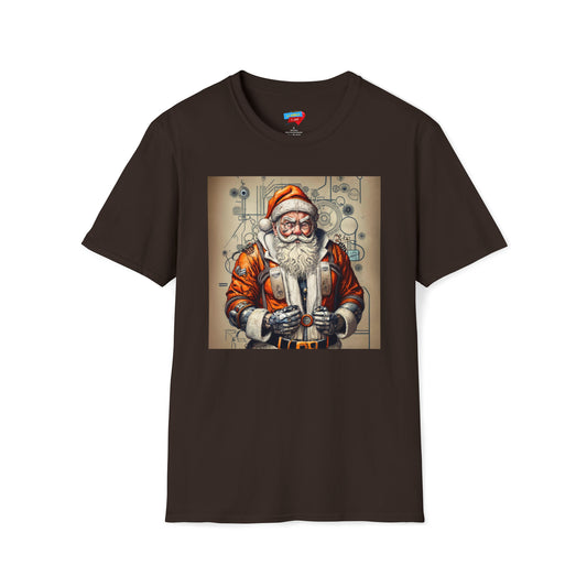 Steam Punk Santa Unisex Softstyle T-Shirt