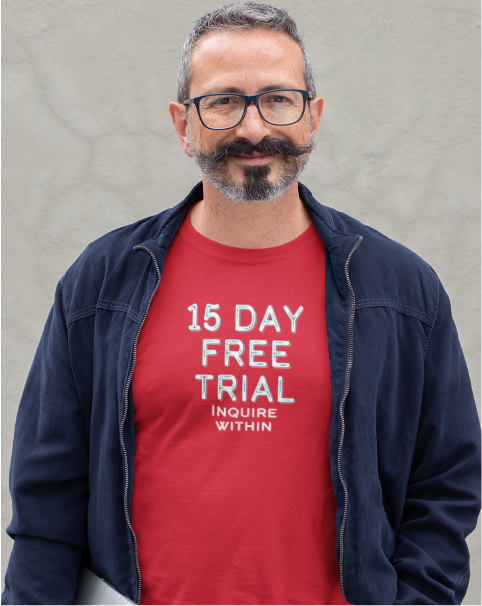 15 Day FREE Trial Men's Tee