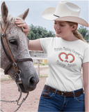 Horses Healing People Healing Horses Gildan Ladies' 5.3 oz. T-Shirt
