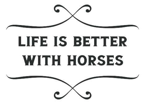 Life Is Better With Horses Ladies' Tee