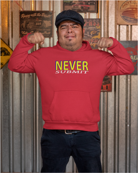 NEVER Submit Men's Pullover Hoodie